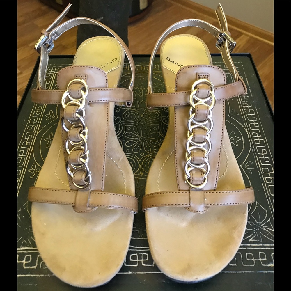 ‼️FINAL MD⬇️Bandolino Sandal Natural/Tan 8 1/2